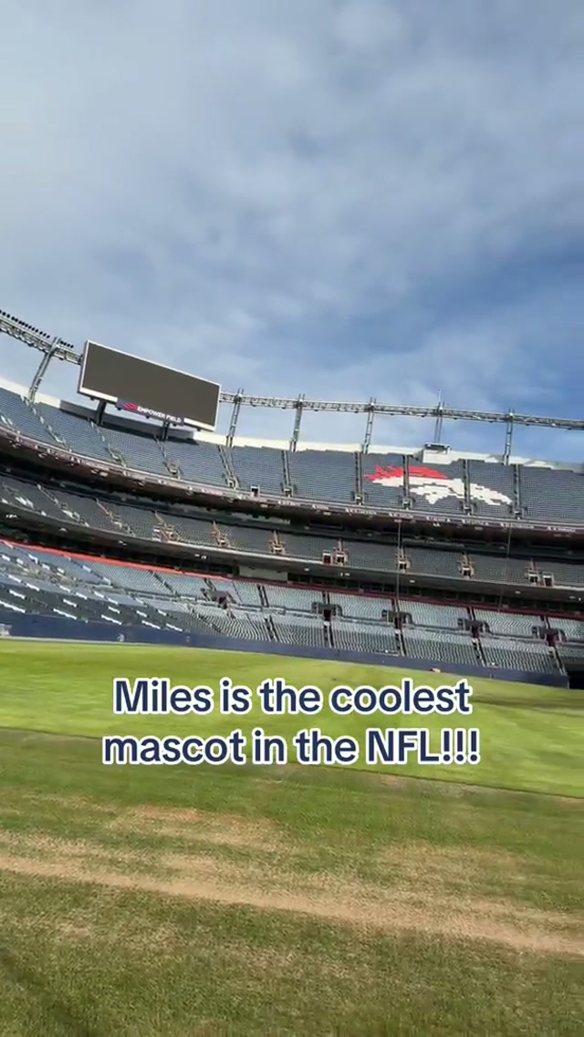 Hacked 😎 @Miles5280 

#miles #broncos #mascot #hacked 