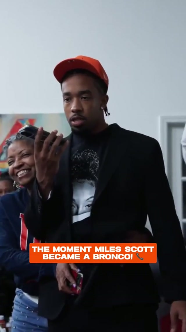#MilesScott gets the call 🥹📞 

#broncos #nfldraft #reaction #nfl

🎥: Illinois Football 