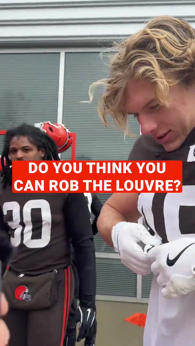 BREAKING: the Louvre heist was not carried out by the Cleveland Browns #louvre #louvreheist #clevelandbrowns