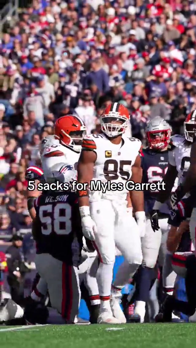a new record for Myles Garrett #mylesgarrett #clevelandbrowns