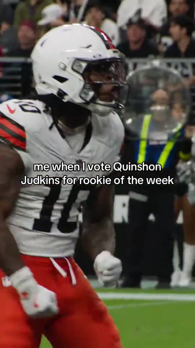 simple stuff #quinshonjudkins #clevelandbrowns #rookie 