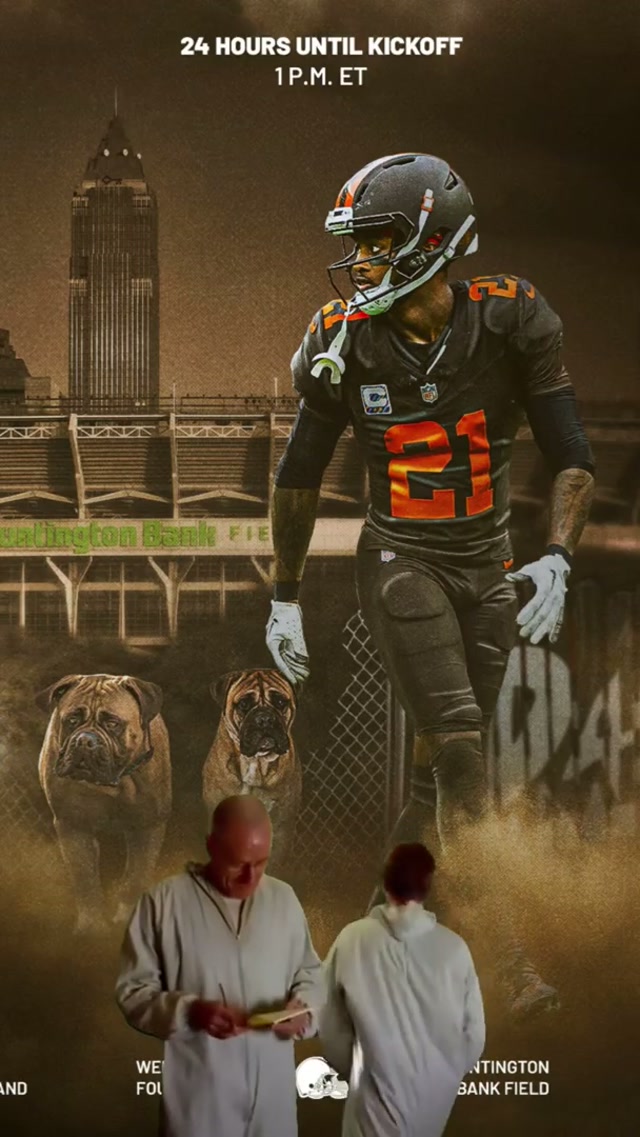 can the warden get a hell ya #denzelward #gameday #clevelandbrowns 