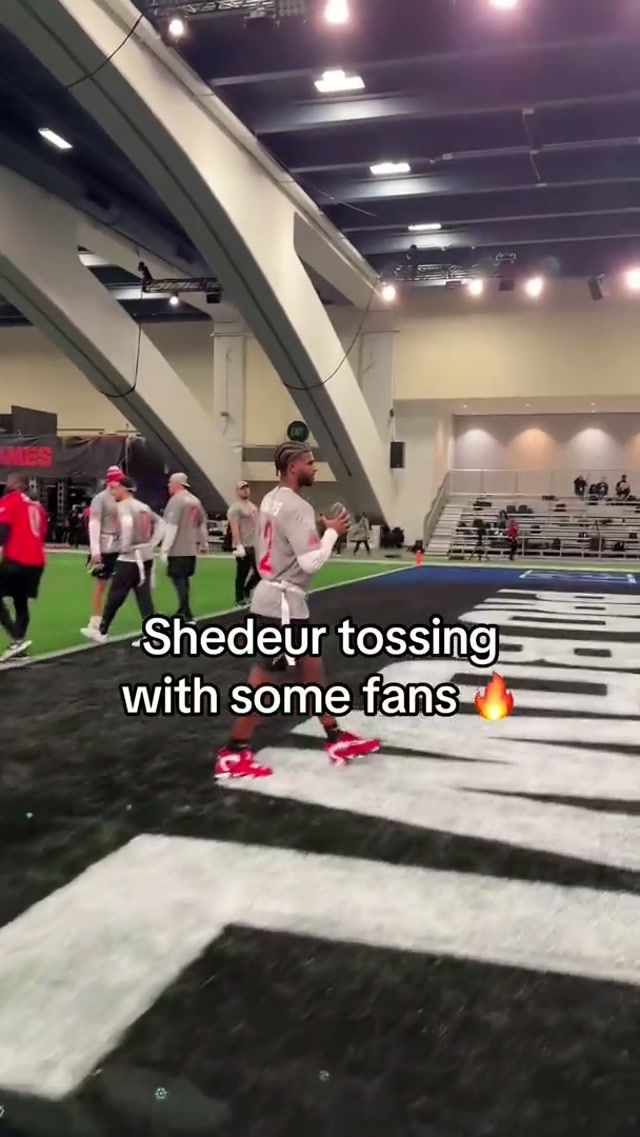 always making time #shedeursanders #probowl 