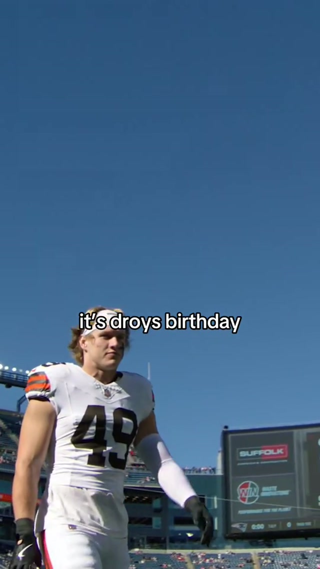 pardon the aura #carsonschwesinger #browns #birthday 