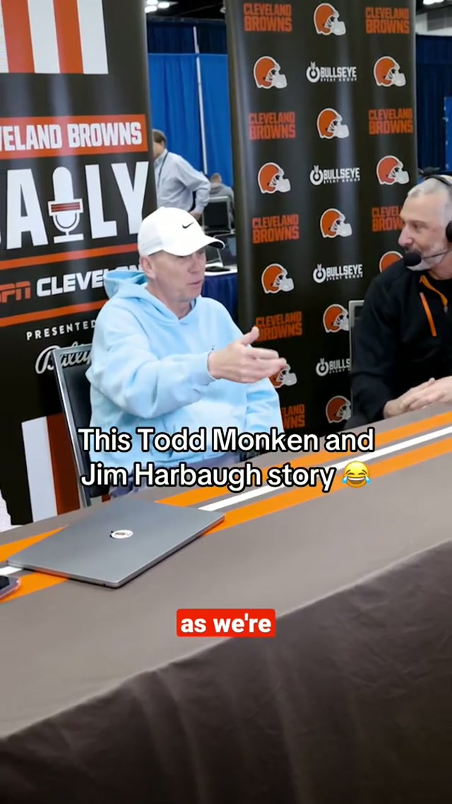 shoot I want some bacon now too 😂 #nflcombine #toddmonken #jimharbaugh 