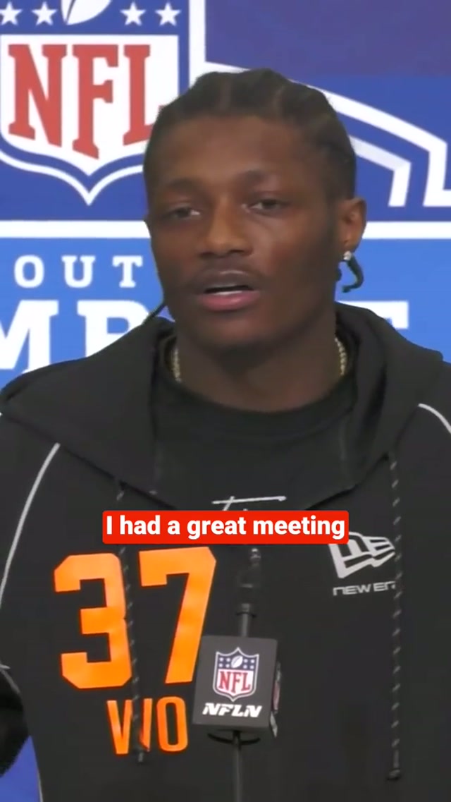 Carnell Tate wouldn’t mind staying in the Buckeye State #carnelltate #nflcombine #nfldraft 