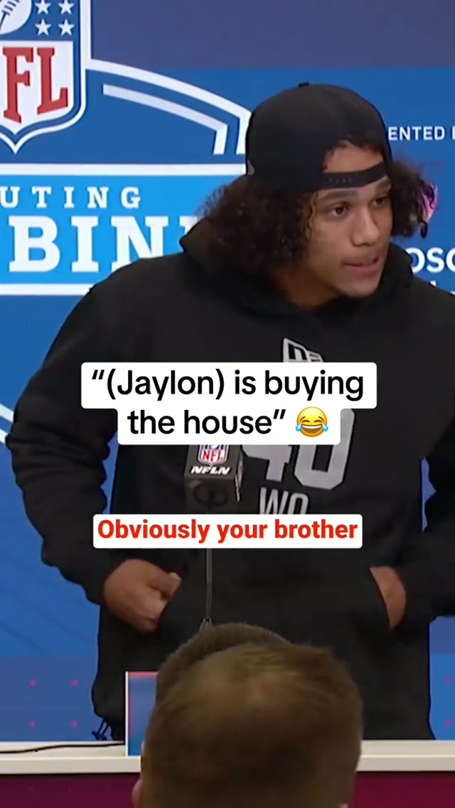 at least he’s letting bro get the bigger room 😭 #jordyntyson #jaylontyson #nflcombine 