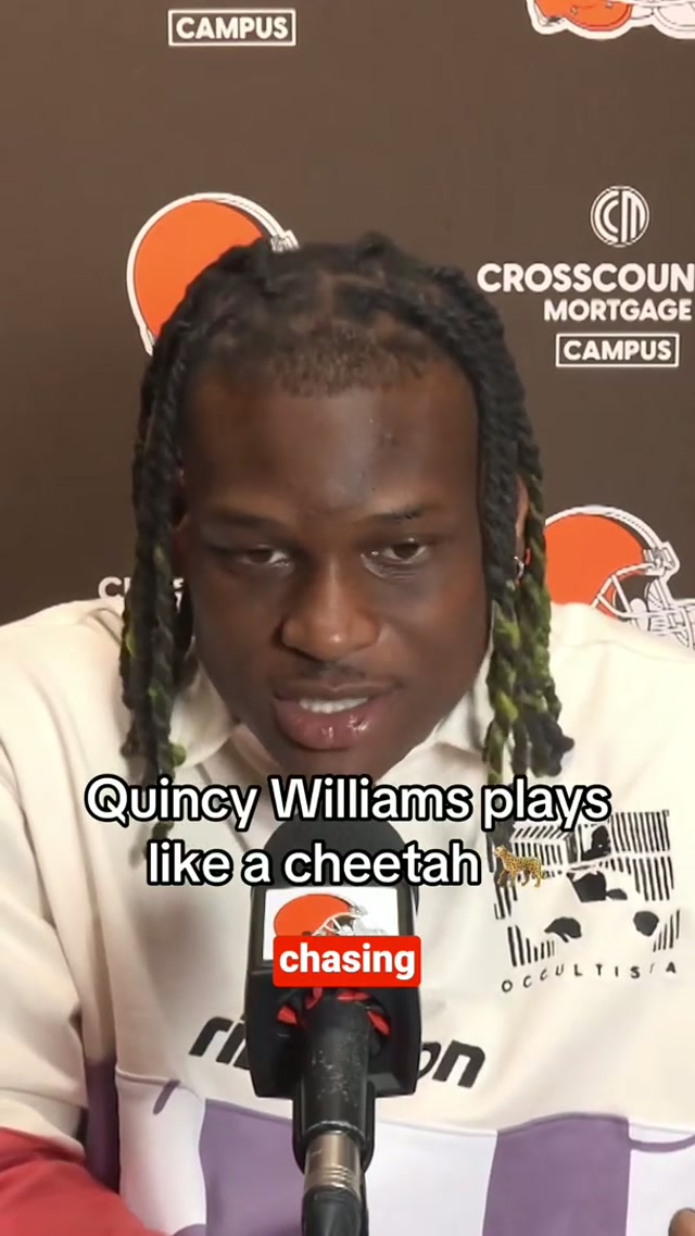 Quincy is quick 💨 #quincywilliams #cheetah #freeagency #nfl 