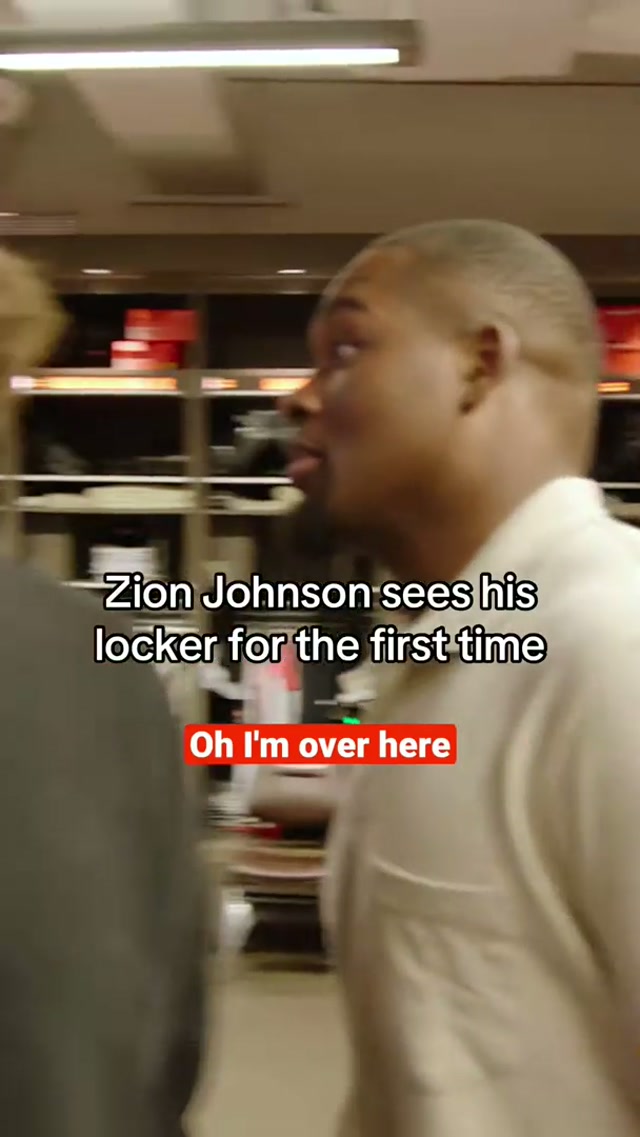 Zion Johnson rocking the 77 🔥 #zionjohnson #freeagency #bts 