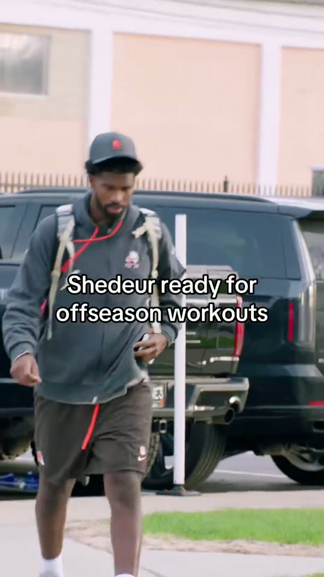 S2 ready to go #shedeursanders #nflworkouts #offseason 