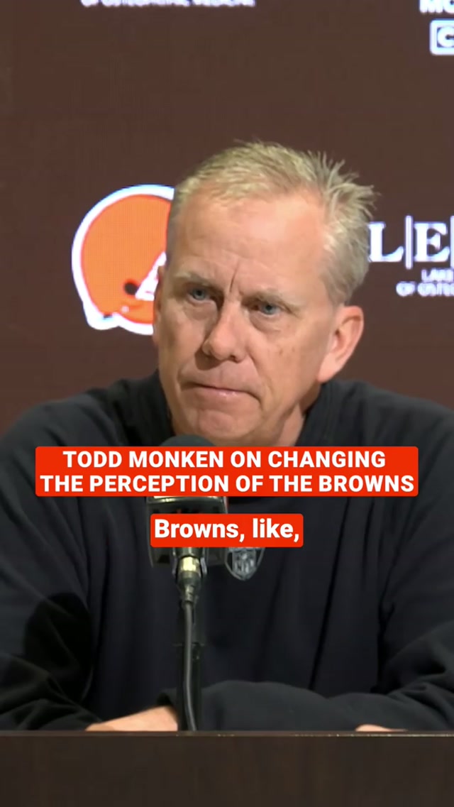 time to change the narrative #toddmonken #pressconference #browns #cleveland 