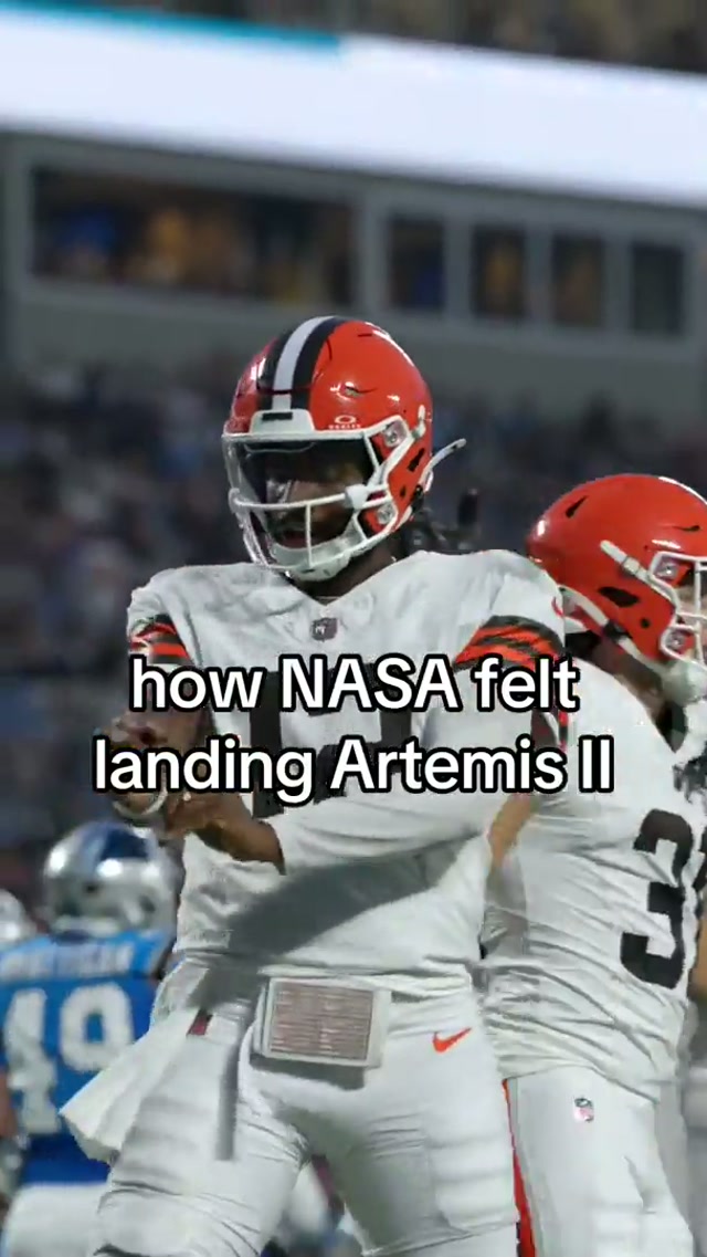 literally perfect timing #artemis #artemisii #nasa #shedeursanders 