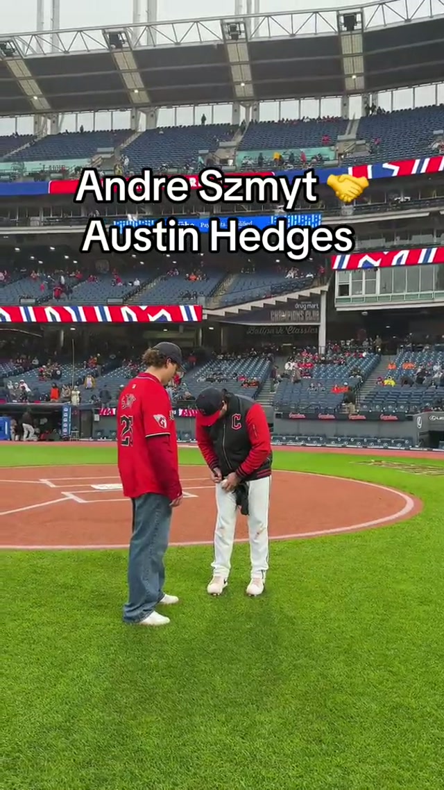 Cleveland goats meet #andreszmyt #austinhedges #guardians #browns 
