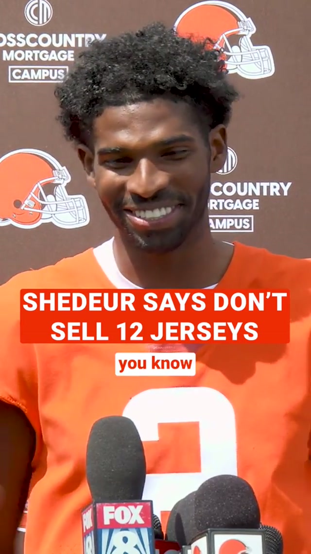 keep them jerseys 😂 #shedeursanders #minicamp #jerseys 