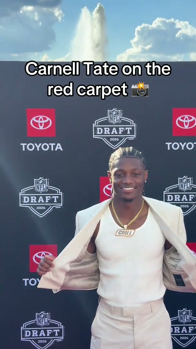 Carnell is draft ready! #nfldraft #draftpicks #carnelltate 