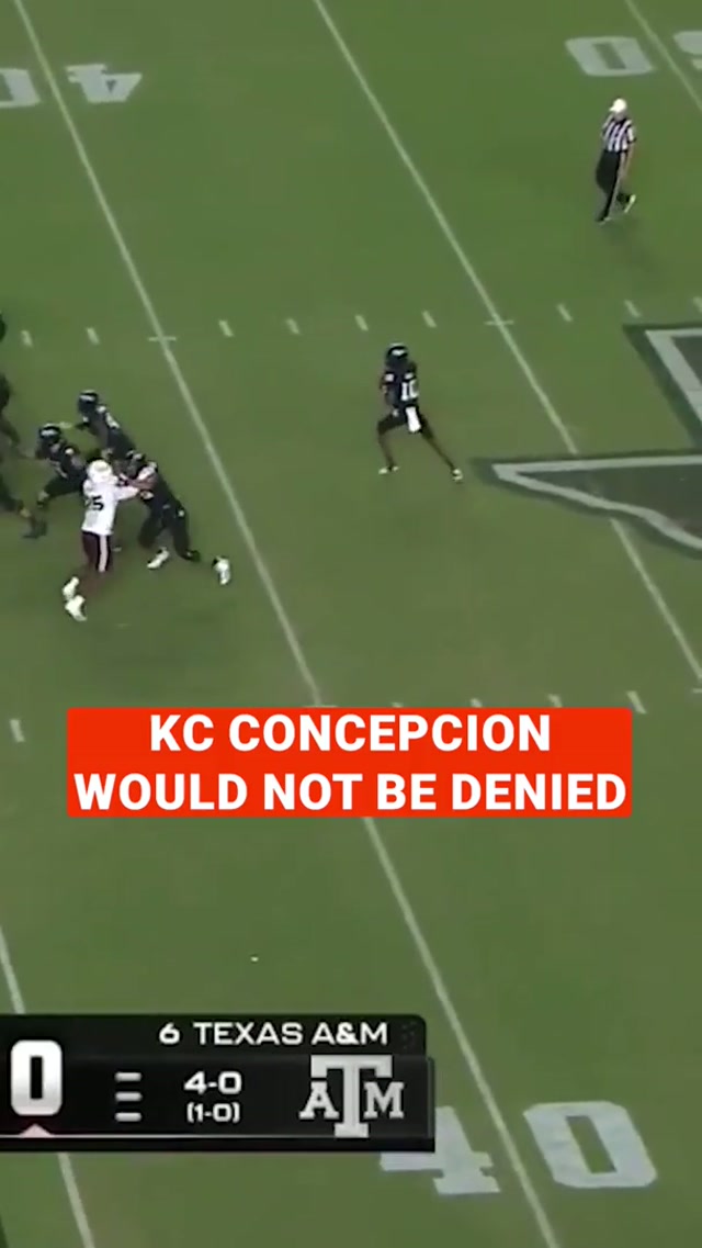KC is resilient 🔥 #kcconcepcion #nfldraft #texasaggies 