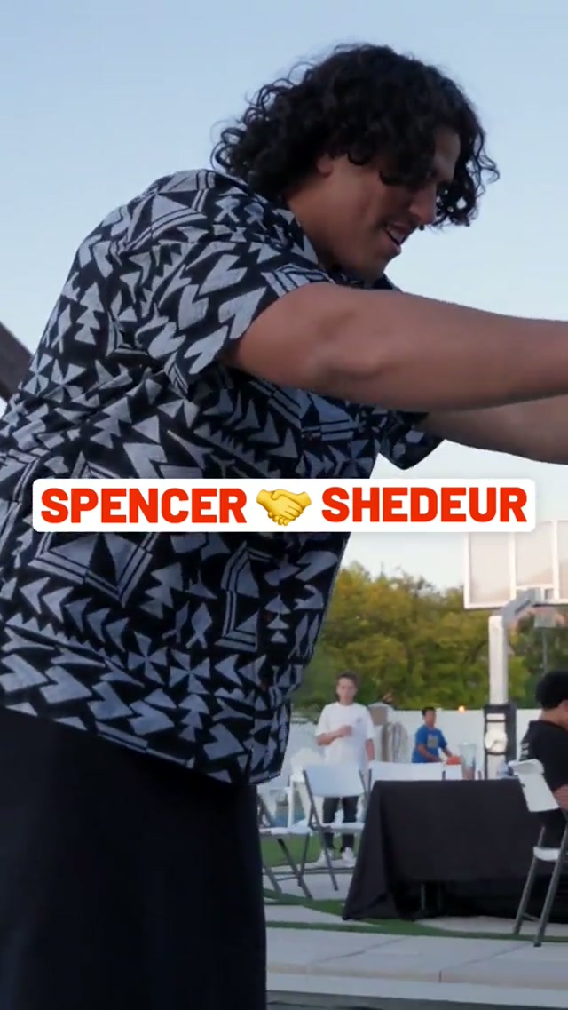 already on the same page #spencerfano #shedeursanders #nfldraft