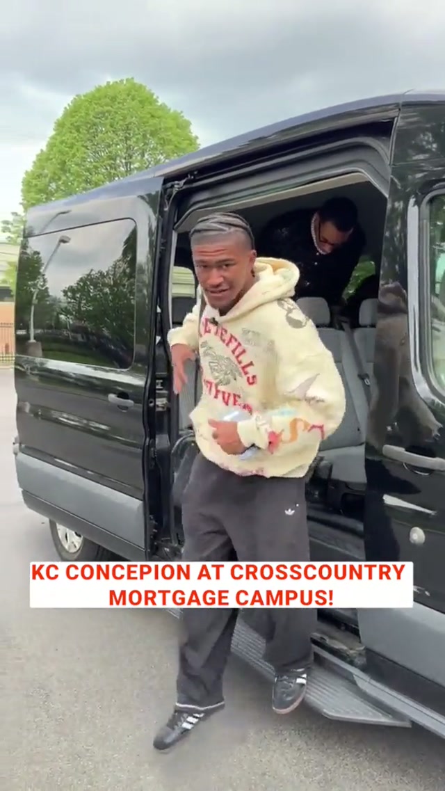 KC pullin' up to the new digs #nfl #draft #arrival