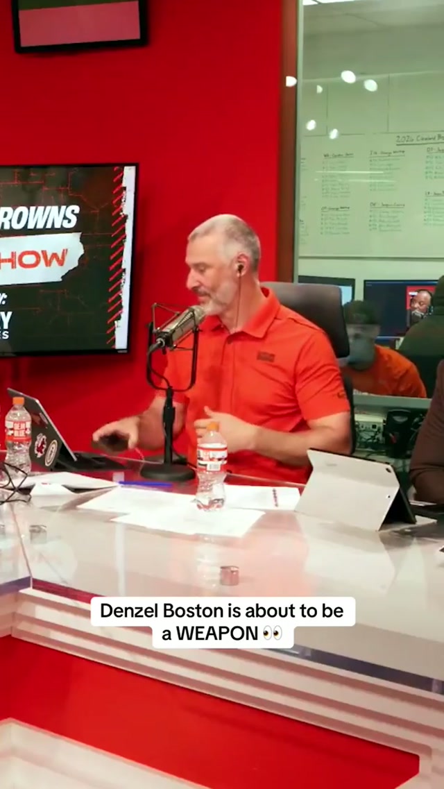 Nathan Zegura breaks it down #nfldraft #browns #denzelboston 