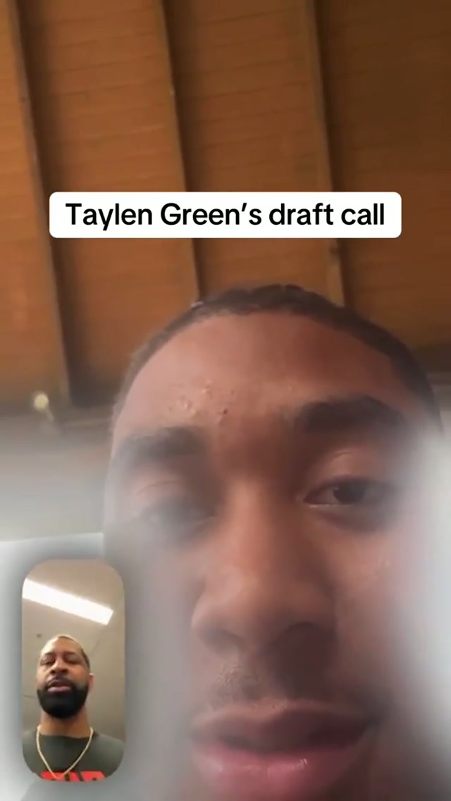 Taylen Green getting welcomed #taylengreen #nfldraft #draftcall NFL Draft on NFLN