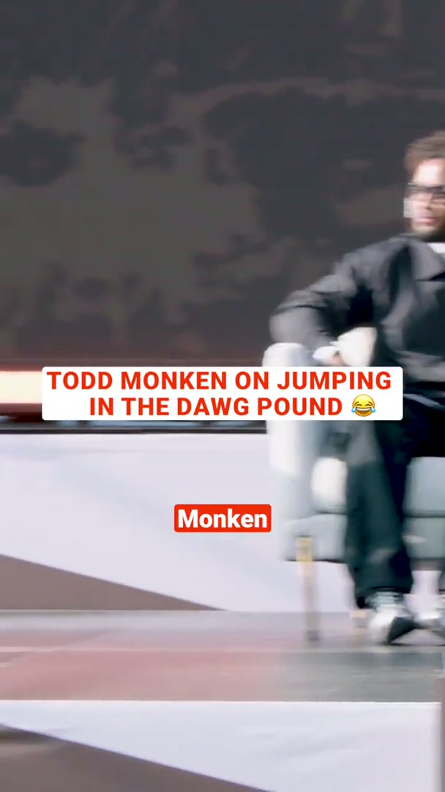 bro Monken is so funny bruh 😂😂 #toddmonken #stadium #cleveland 