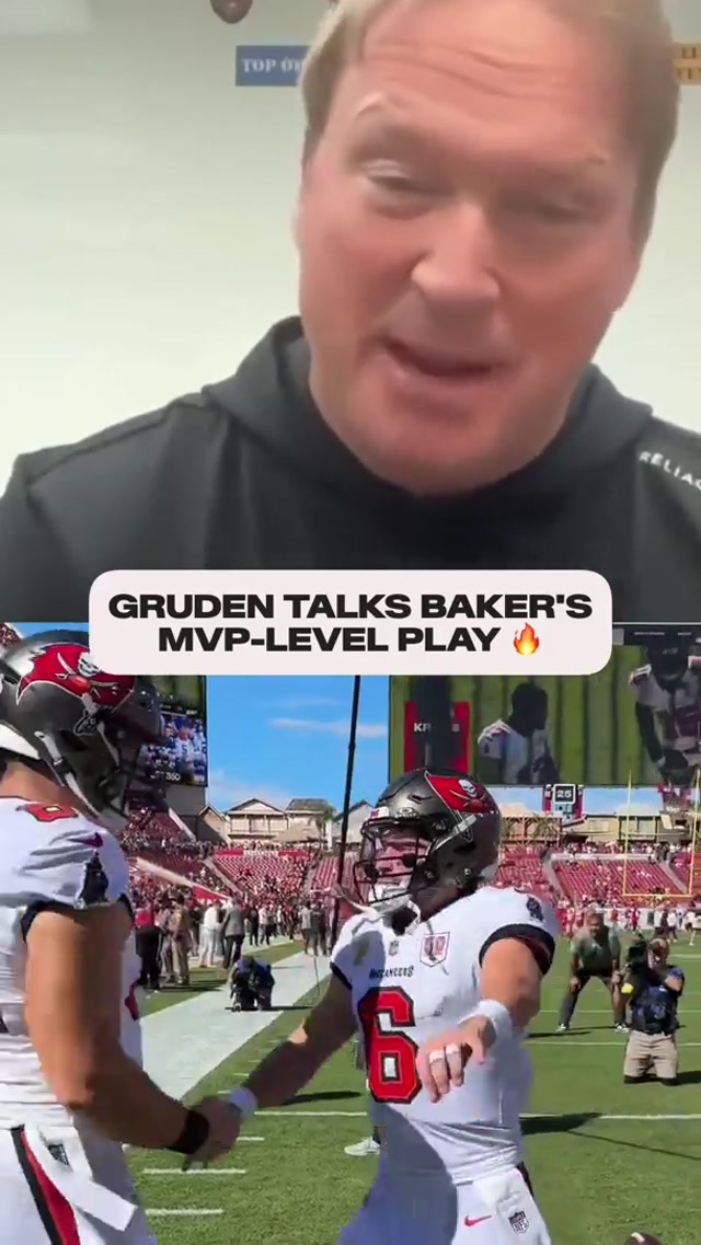 "It ain't about how hard you hit. It's about how hard you can get hit and keep moving forward." π₯
#bakermayfield #jongruden #buccaneers #nfl #football