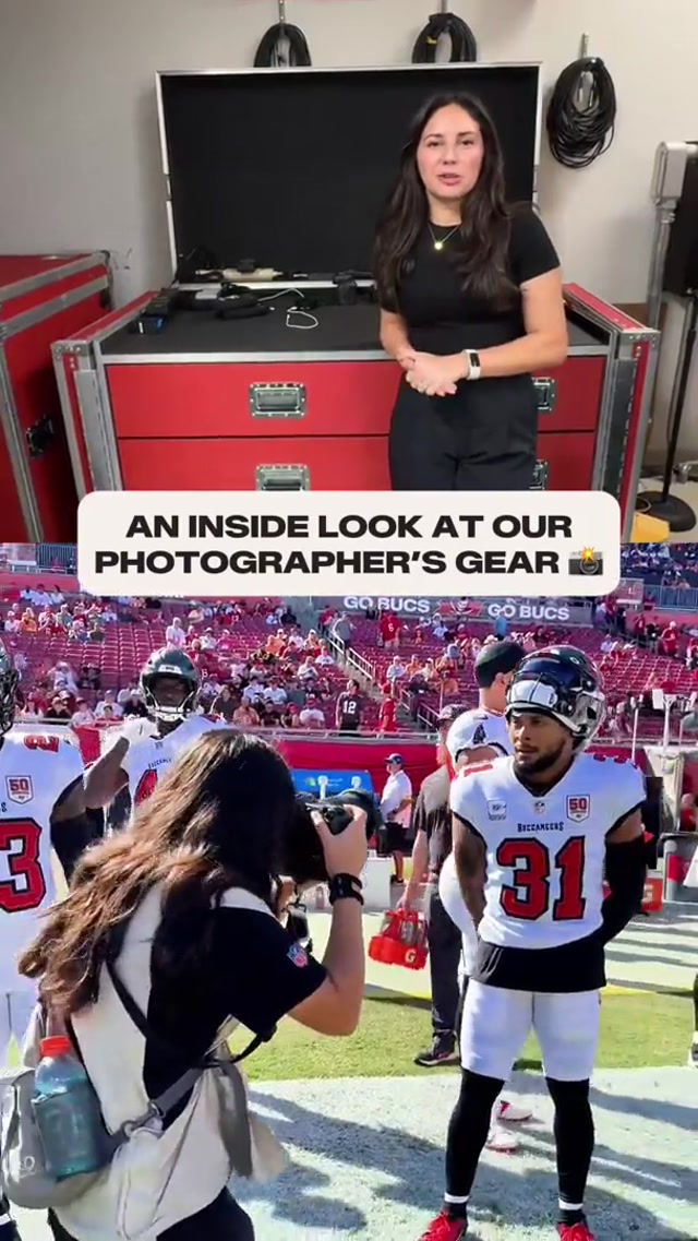 We’ve got every lens for every Bucs moment 🏈📸