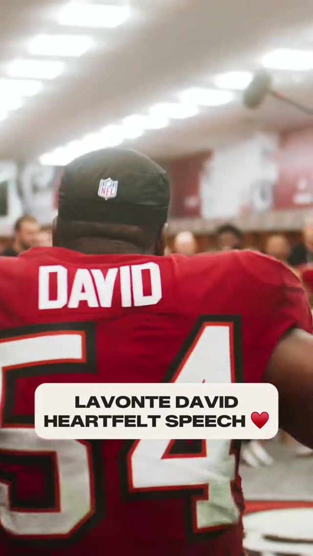Lavonte David is the definition of what it means to be a Buccaneer 🫡

#lavontedavid #speech #team #teammates #buccaneers 