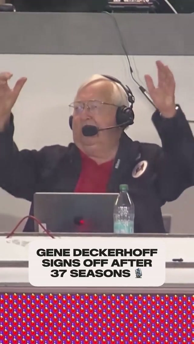 “Honey I’m home.” 🥹

The Voice of the Buccaneers, Gene Deckerhoff, made the final call of his legendary career. #buccaneers #nfl #legend #tampabay #history 