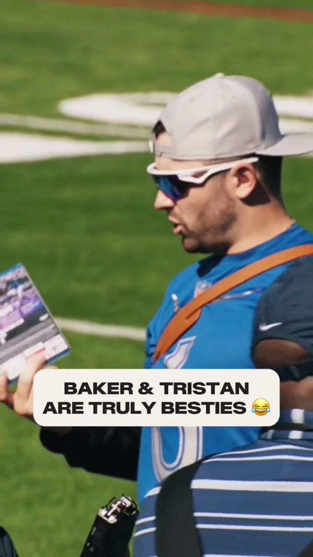 Only calling Tristan Wirfs “big dog” from now on 🤝

#bakermayfield #tristanwirfs #bestfriends #friendship #nfl