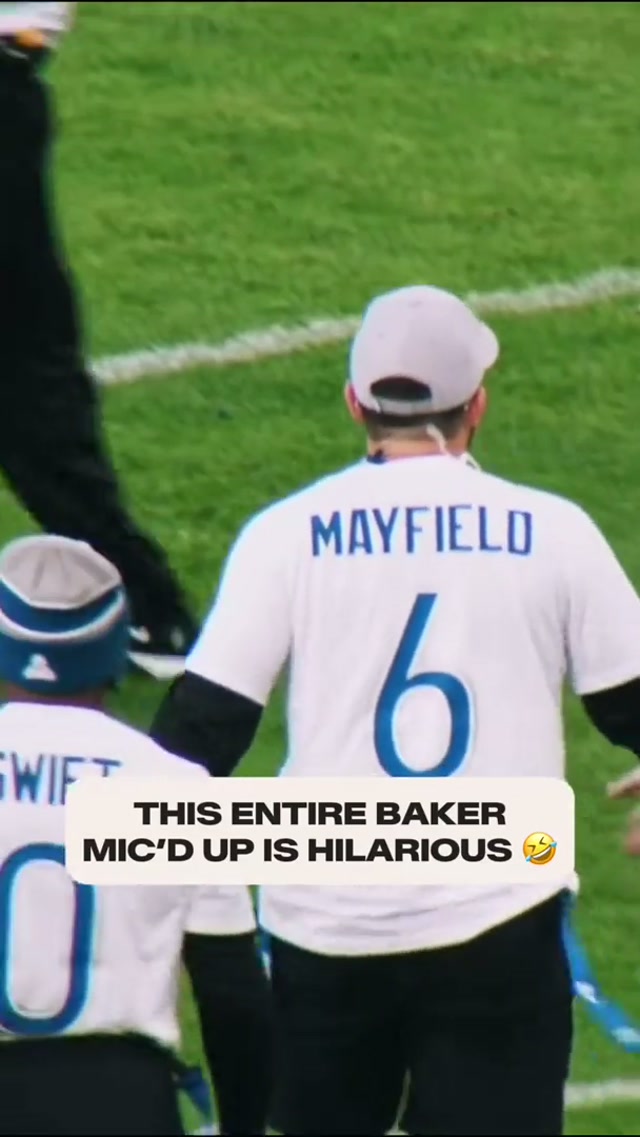 Bacon was sizzled at the 2024 Pro Bowl 🥓

#bakermayfield #micdup #buccaneers #nfl #probowl