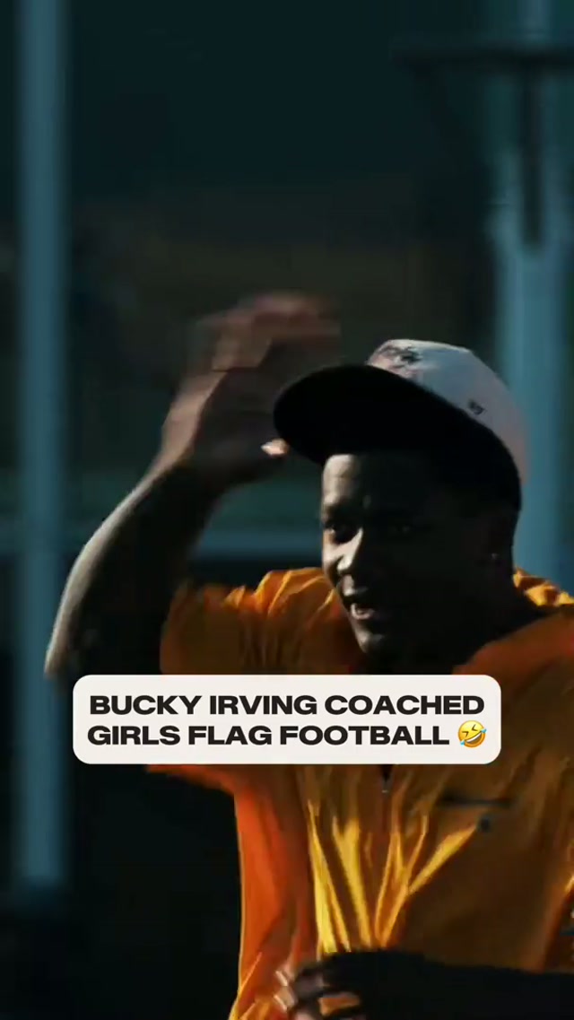 Throwback to Coach Bucky getting HYPED at last year’s Preseason Classic 😤 #buccaneers #flagfootball #buckyirving #nfl #girlsinsports 