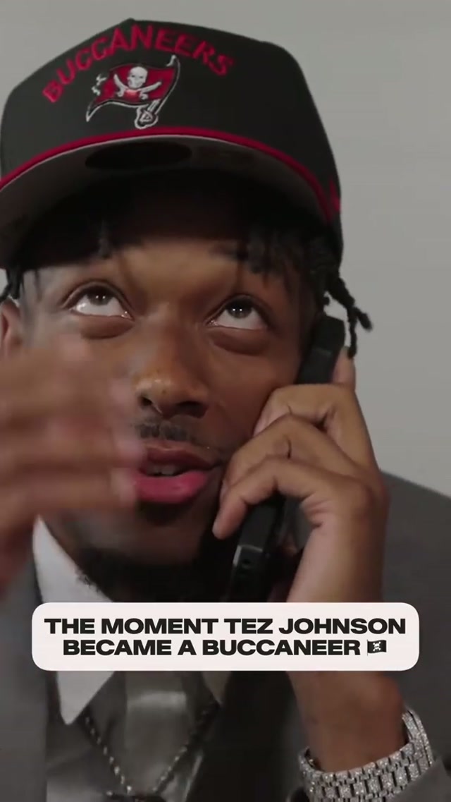 One of the best draft calls you’ll ever hear 🥹 #buccaneers #nfldraft #nfl #tezjohnson #throwback 