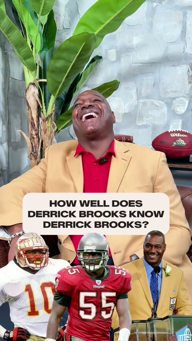 From Florida State to Canton, Derrick Brooks wrote the greatest Buccaneers story of all time 🐐

#funfacts #trivia #quiz #buccaneers #nfl 