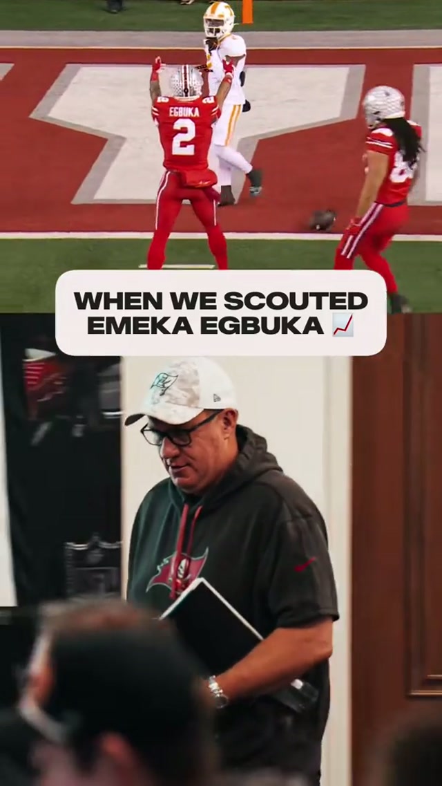Emeka Egbuka had Tampa Bay written all over him ✍️

#behindthescene #emekaegbuka #ohiostate #buccaneers #nfl 