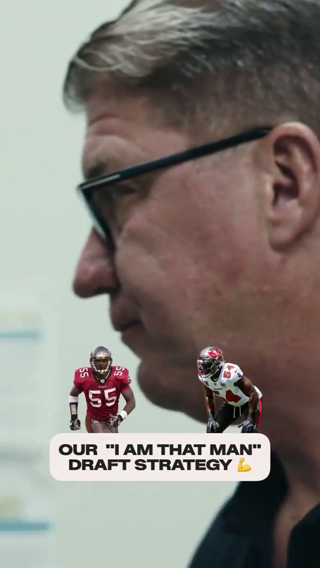 "I Am That Man" - The measuring stick for every draft pick 💪 #buccaneers #nfl #nfldraft #draftpick #tampabay 