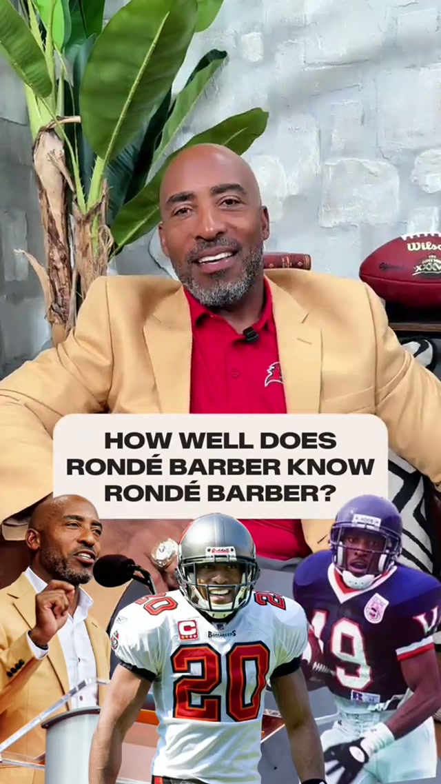 Nothing gets past Rondé Barber, especially the football 🏈

#trivia #funfacts #memory #buccaneers #nfldraft 
