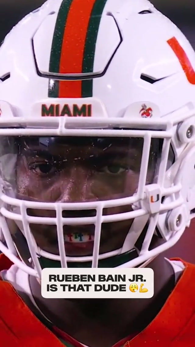 Rueben Bain Jr. was DIFFERENT at The U 🙌

#ruebenbainjr #miami #miamihurricanes #buccaneers #nfl 