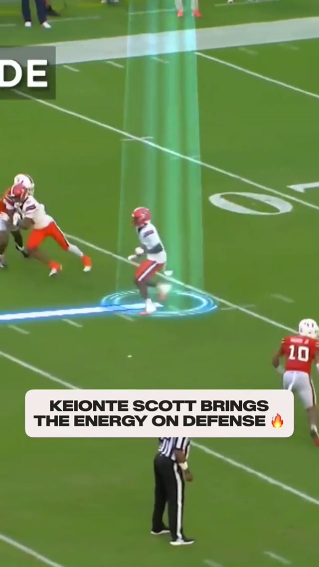 Added a tone-setter to the secondary 😤 #buccaneers #nfldraft #keiontescott #draftpick #nfl 