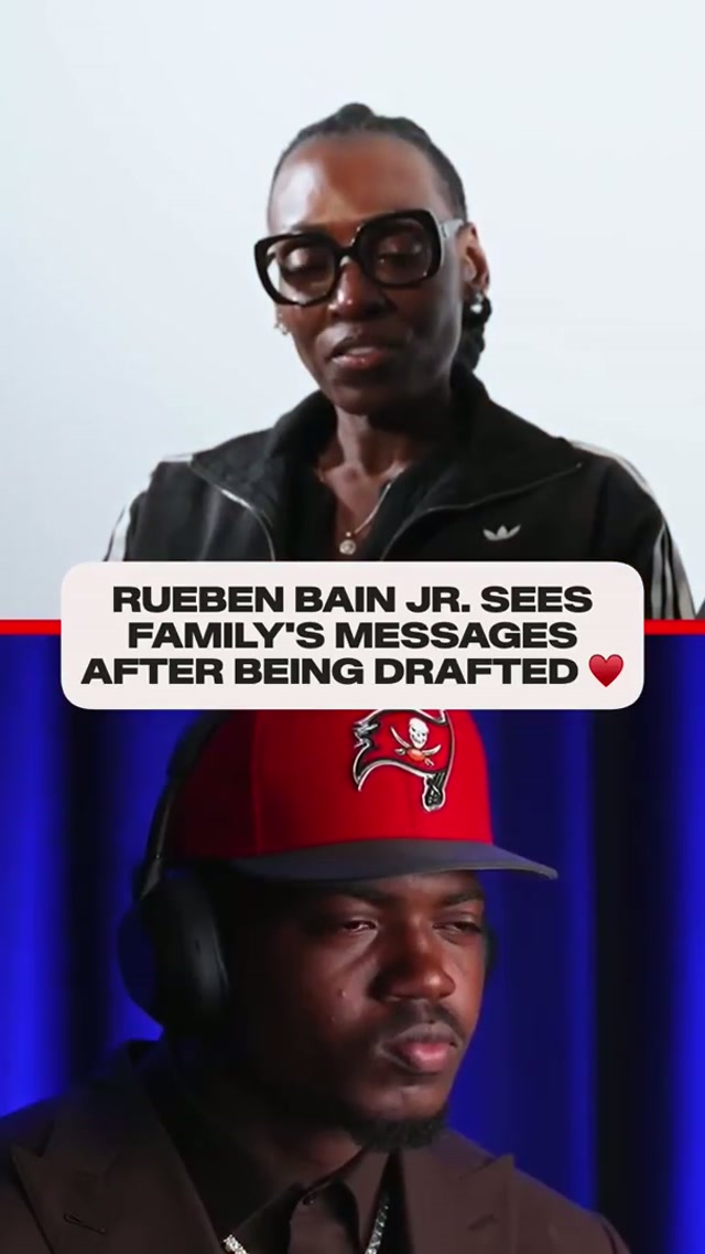 Rueben's family is the ultimate support system 🫶 #buccaneers #ruebenbainjr #family #nfl #nfldraft 