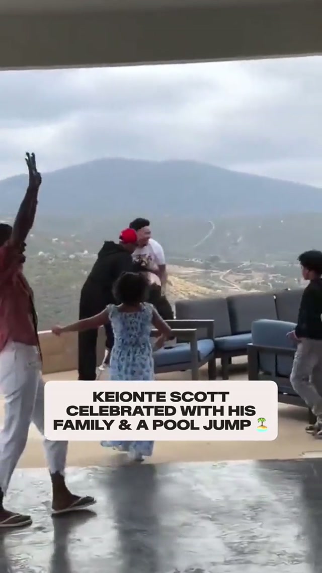 Keionte Scott is ready to make a splash in Tampa Bay 😎

🎥: kevin.boyd.7374 on Instagram #buccaneers #nfldraft #nfl #pool #celly 
