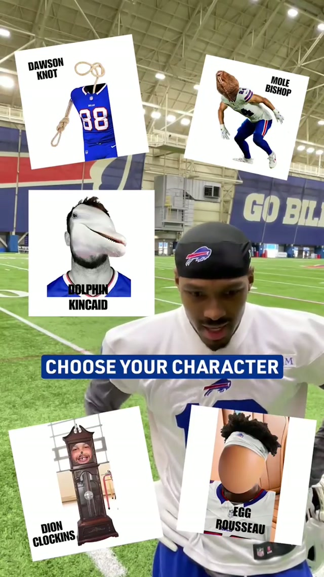 Choose your character. 🤣 #billsmafia #nfl #storytime #characters #gobills 