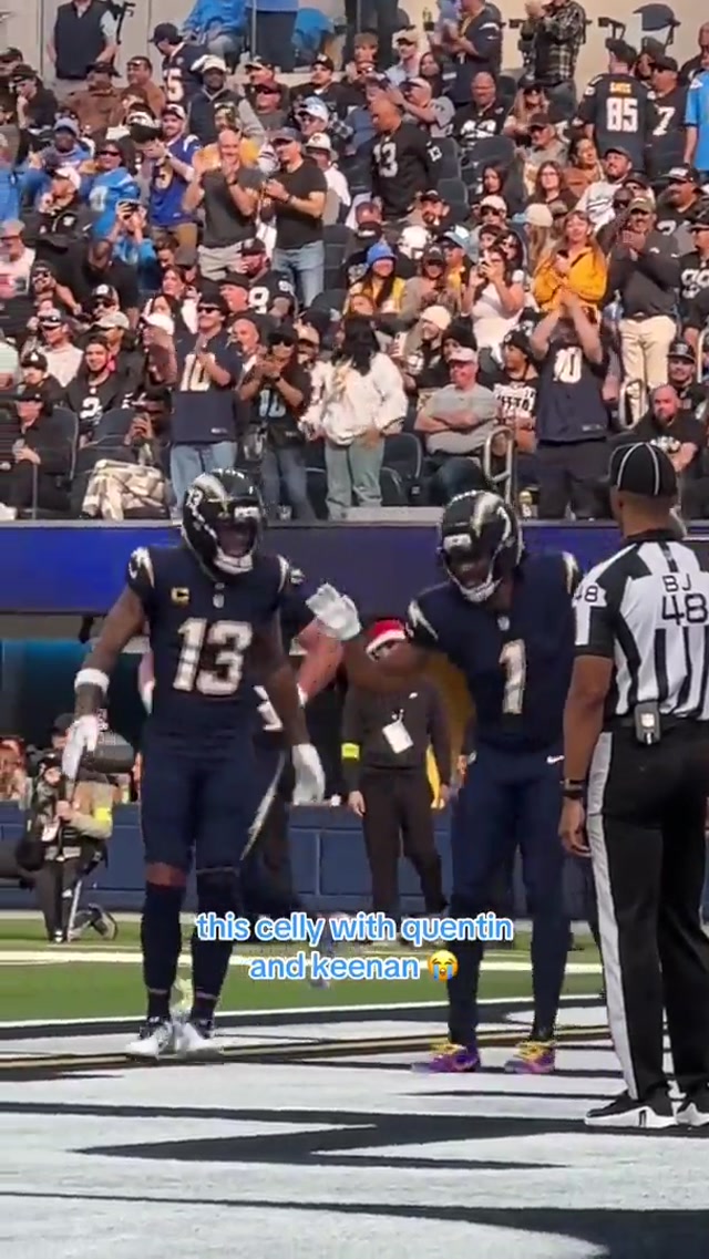 quentin and keenan love a celly #nfl #celebration #dance #touchdown 