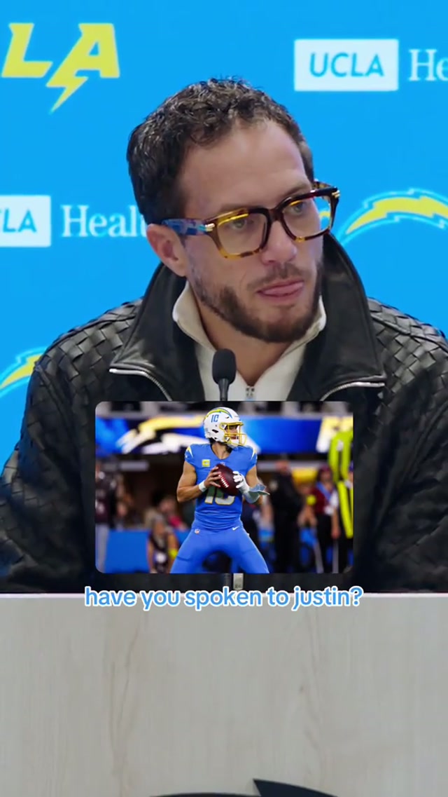 this duo >> #chargers #nfl #justinherbert #mikemcdaniel #quarterback