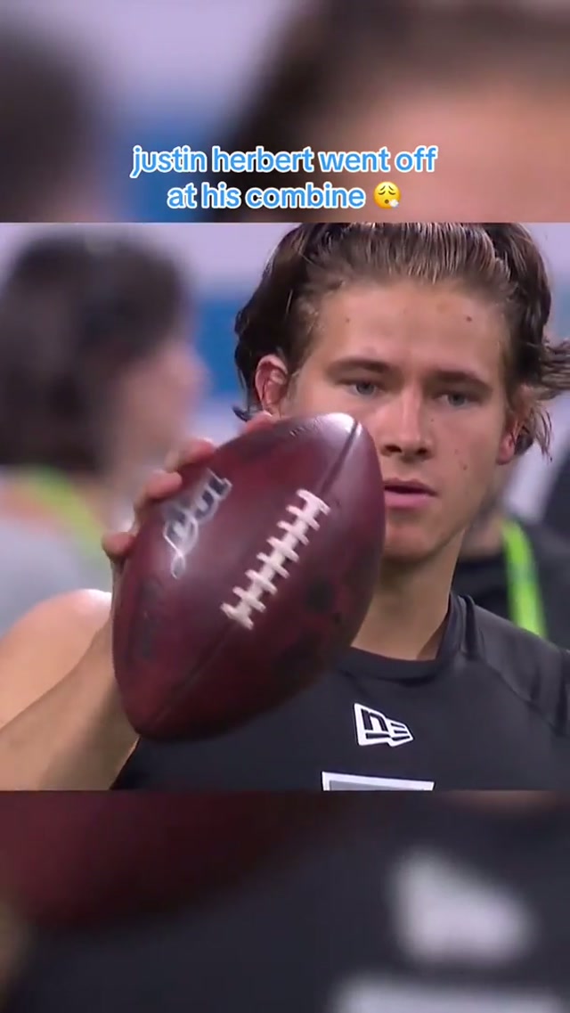 justin herbert knew who he was from an early age #justinherbert #quarterback #football #nfl #highlights 