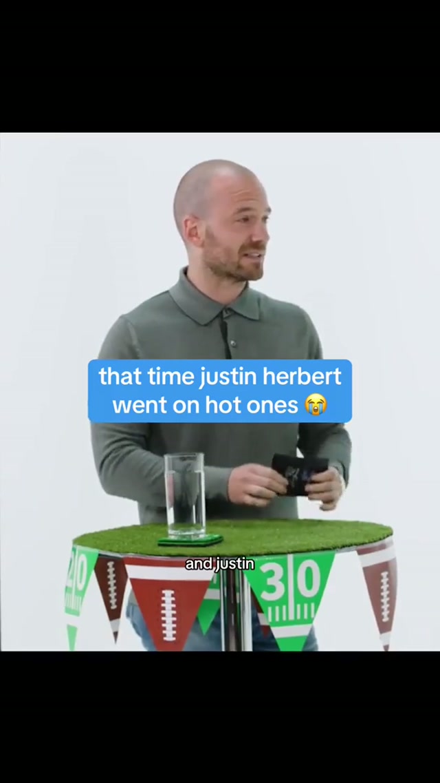 turned up the heat @Firstwefeast #justinherbert #hotones #chargers #nfl #quarterback