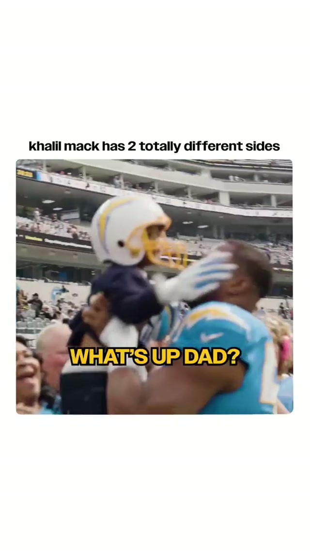 the duality of mack #khalilmack #family #football #nfl #chargers 