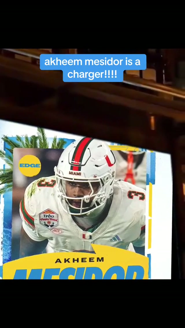 akheem da dream #akheemmesidor #miamifootball #edge #chargers #nfl 