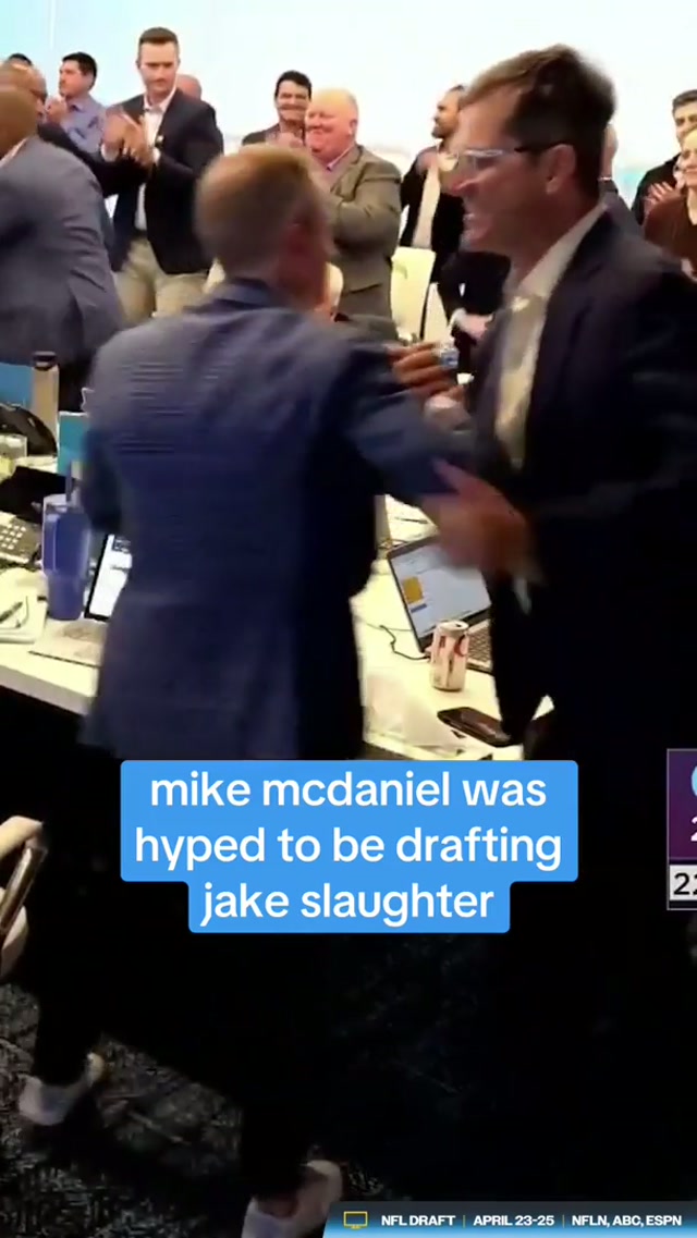 mike said got emmmmm #jakeslaughter #nfldraft #guard #mikemcdaniel #chargers 