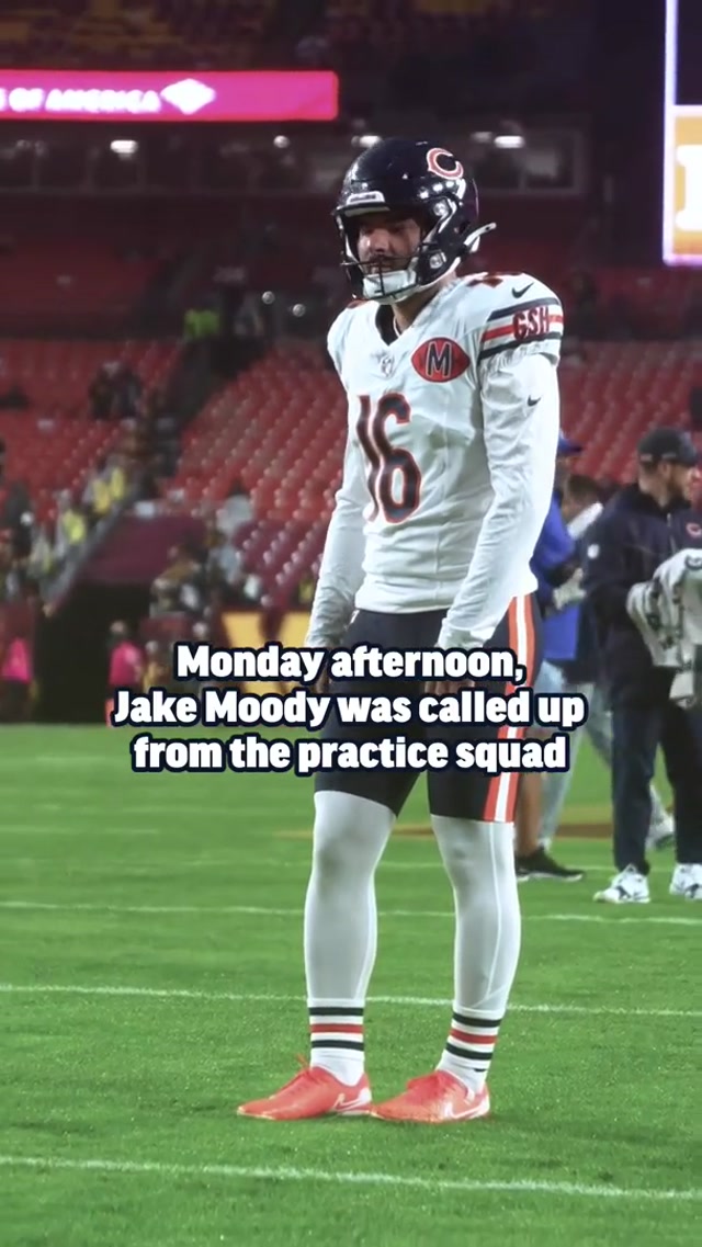 Big ups to Moody ๐ #chicagobears #jakemoody #nfl
